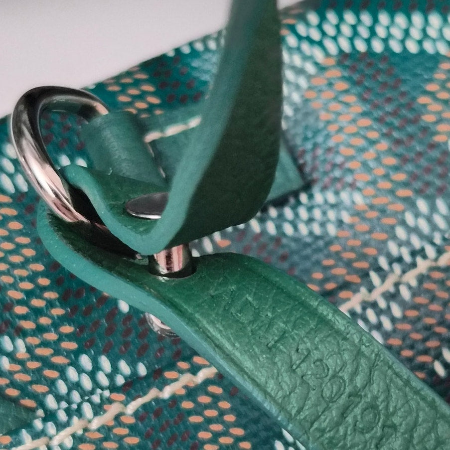 Goyard Goyardine Saint Louis PM Tote Green