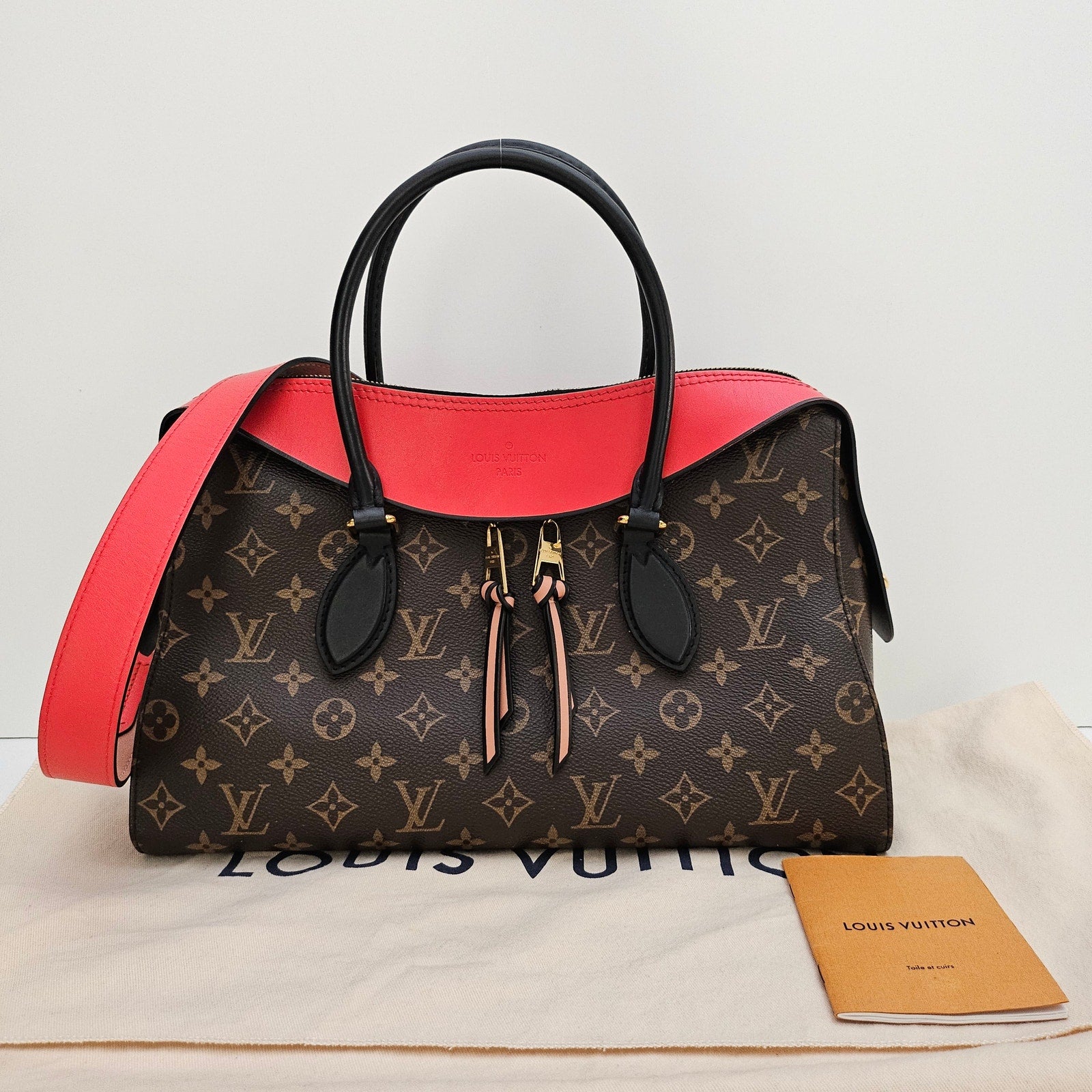 Louis Vuitton Tuileries Monogram Red Shoulder Bag
