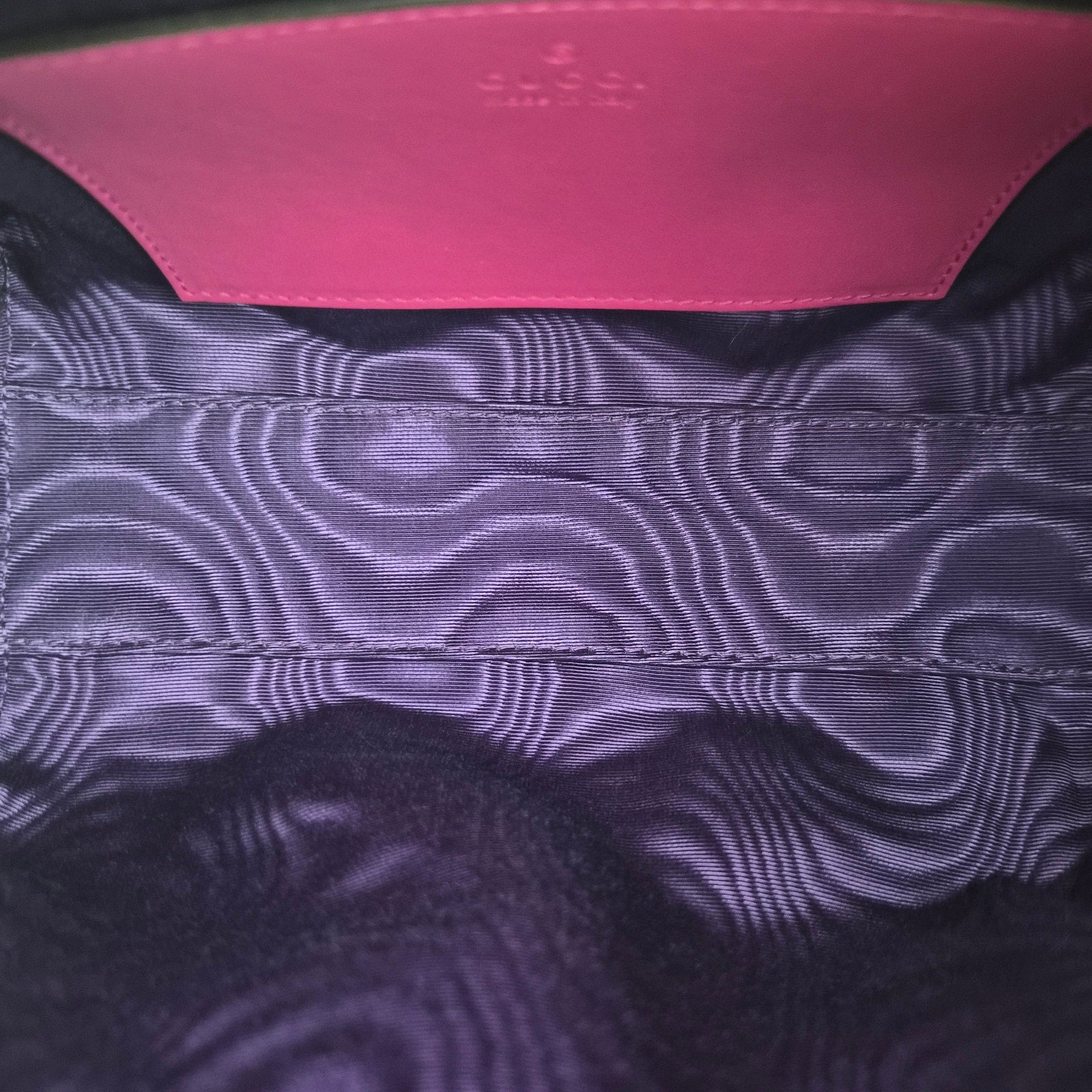 Gucci Nylon Calfskin Enamel GG Matelasse Mini Bowler Bag Lovely