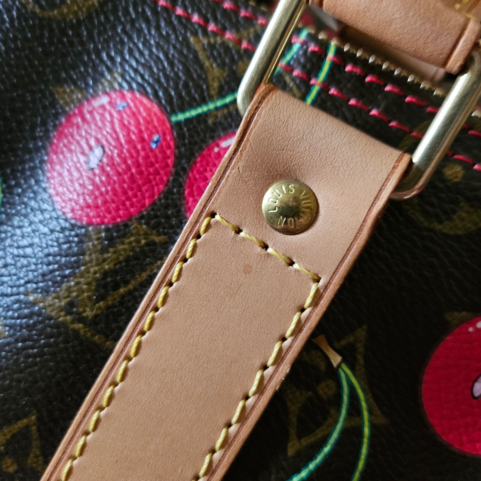 Louis Vuitton Monogram Cerises Cherry Keepall 45