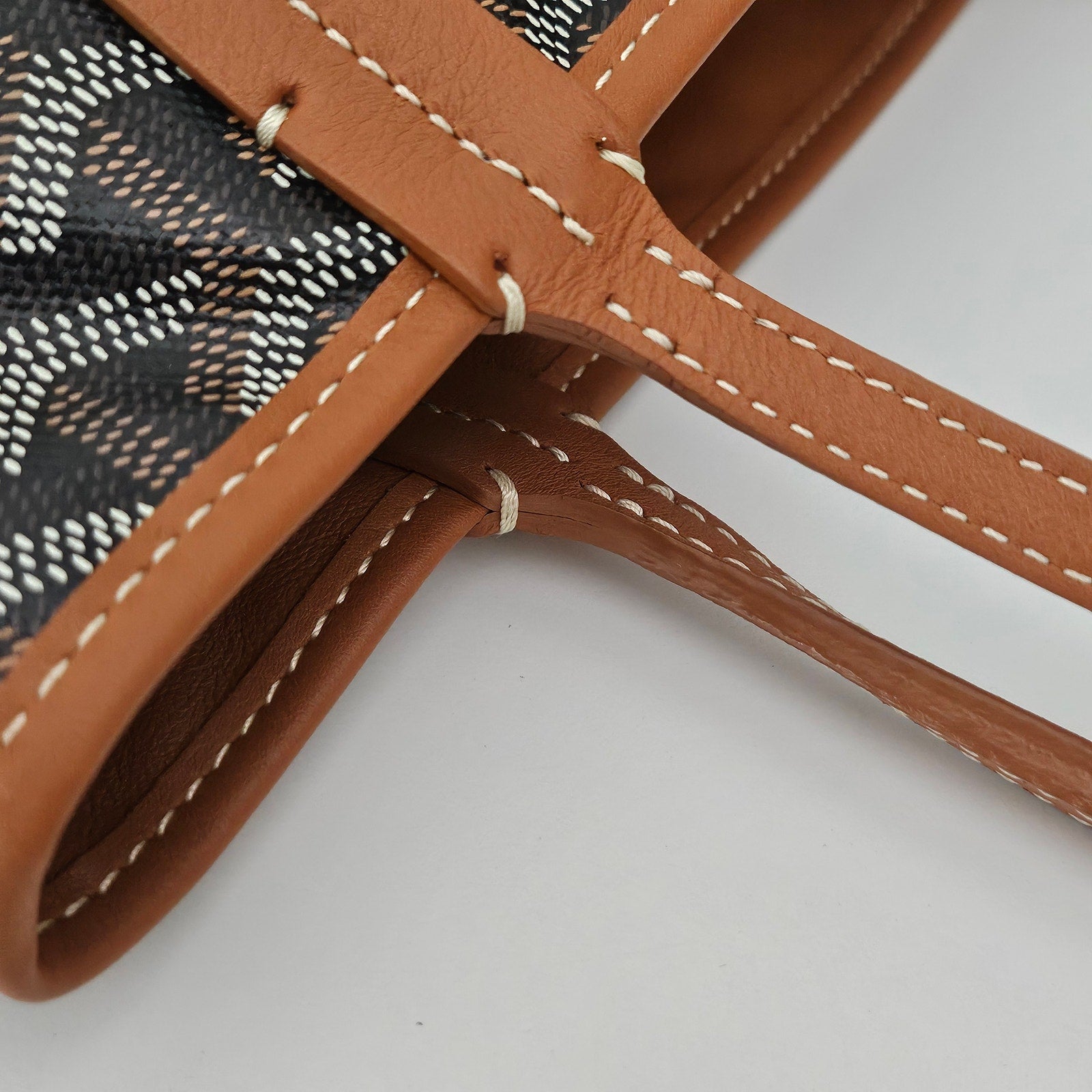 Goyard Mini Anjou Black Gold Handbag