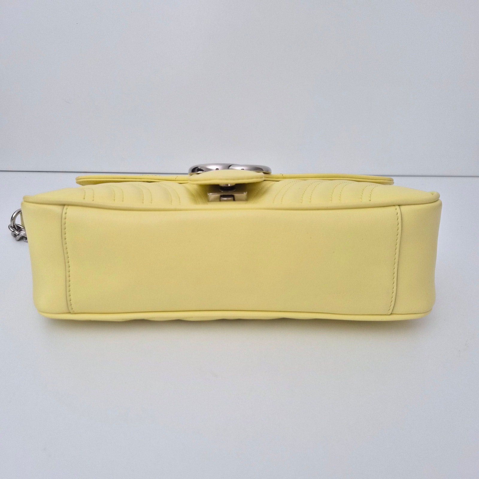 Gucci Marmont Small Leather Shoulder Bag Yellow