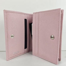 Load image into Gallery viewer, Prada Saffiano Leather Bi-Fold Wallet Light Pink Alabaster
