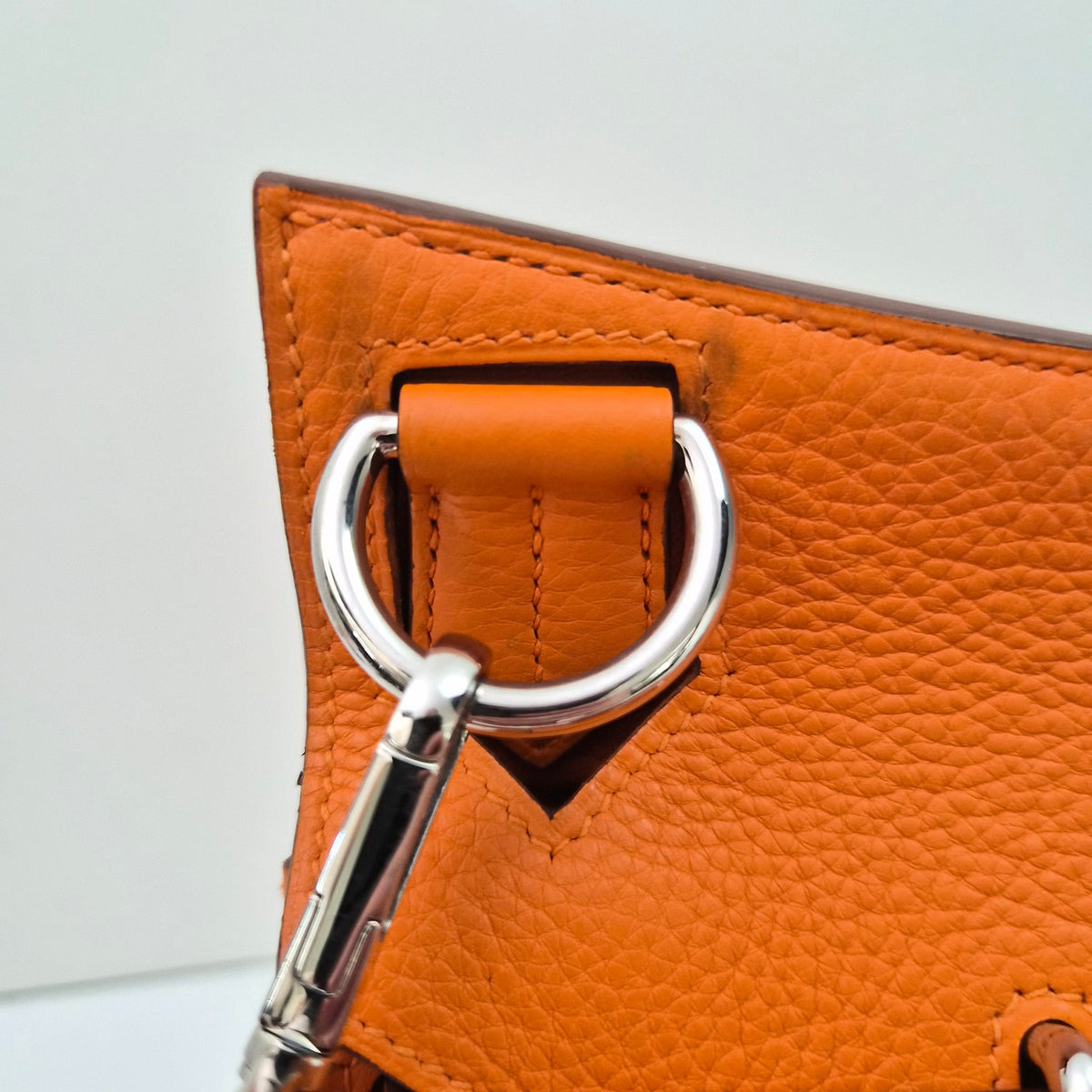 Hermes Jypsiere Bag Clemence 34 Orange