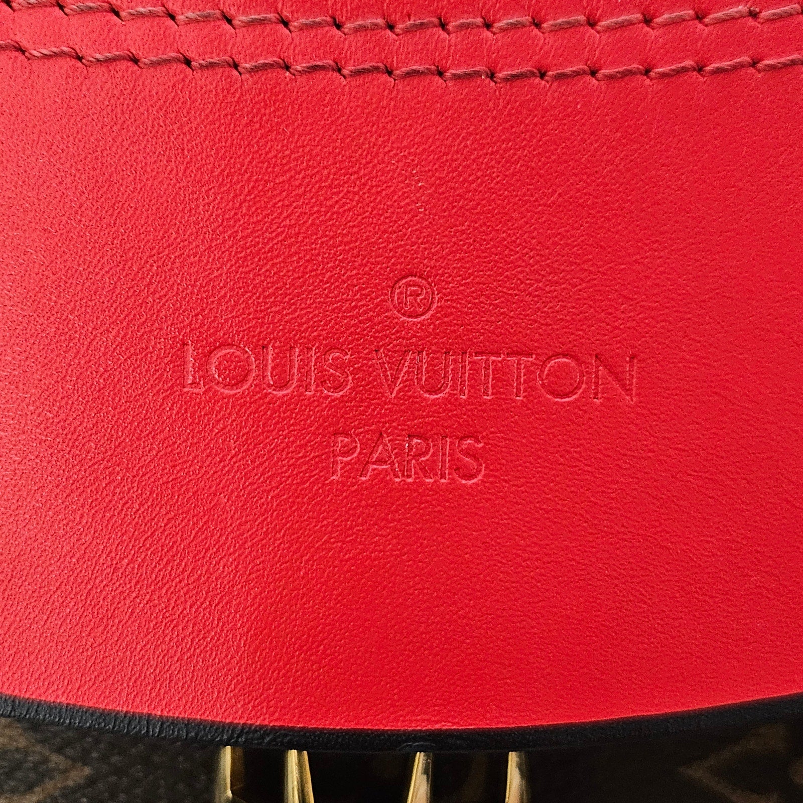 Louis Vuitton Tuileries Monogram Red Shoulder Bag