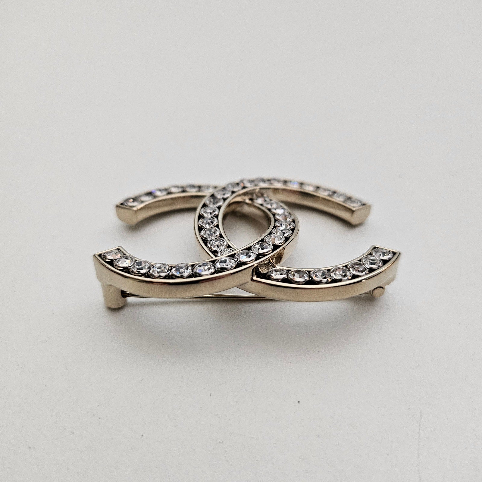 Chanel 2025 Crystal CC Brooch