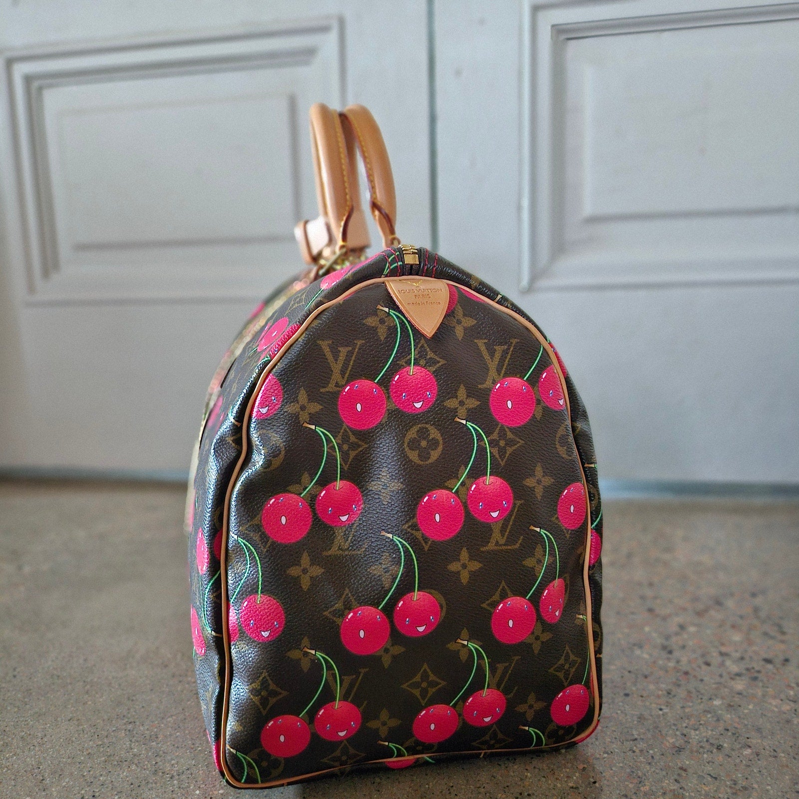Louis Vuitton Monogram Cerises Cherry Keepall 45
