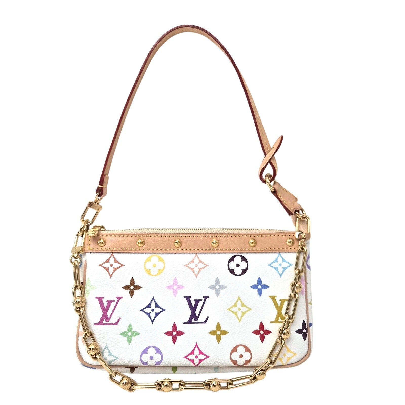 Louis Vuitton LV X TM Monogram Multicolor Pochette Accessories White