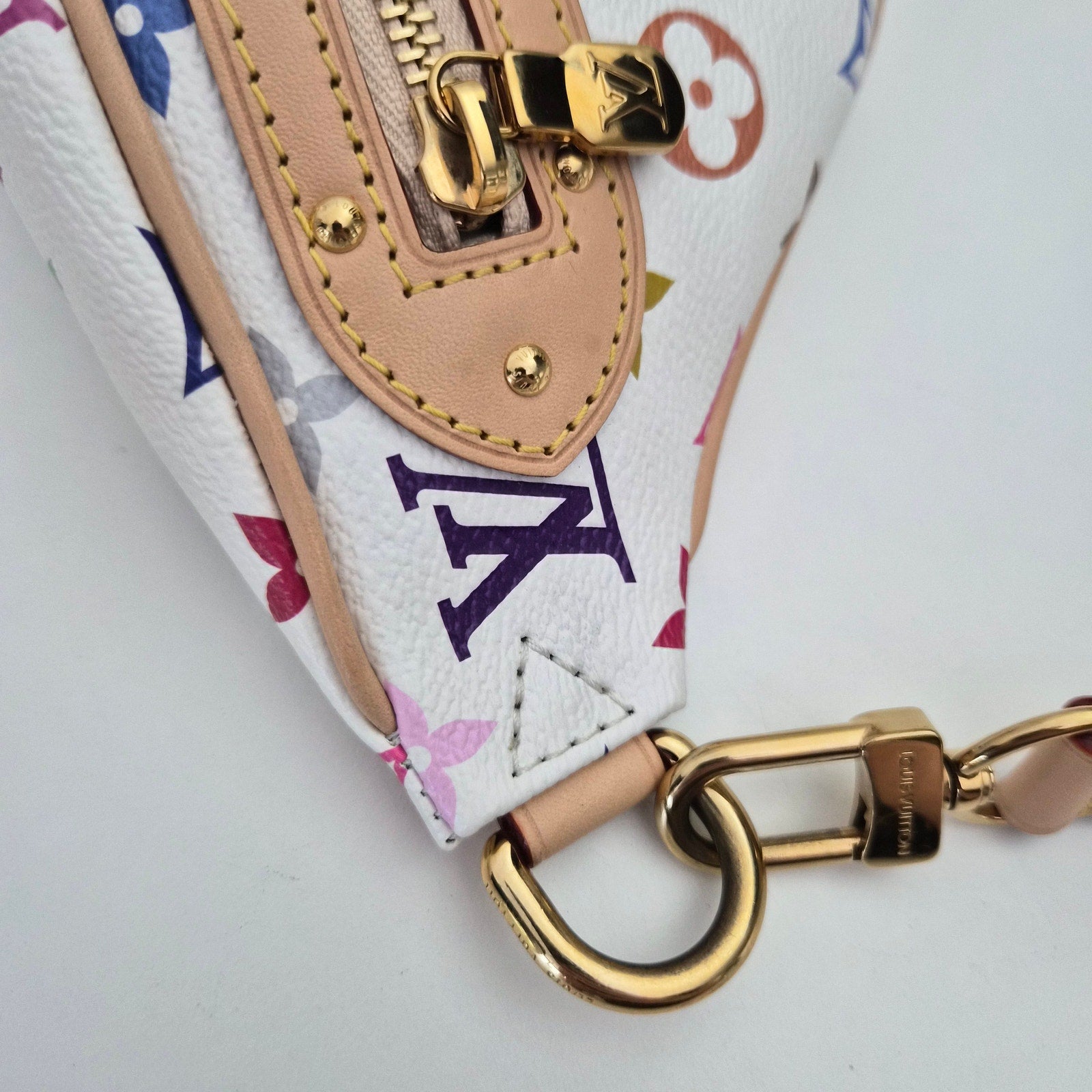 Louis Vuitton LV X TM Monogram Multicolor High Rise Bumbag White