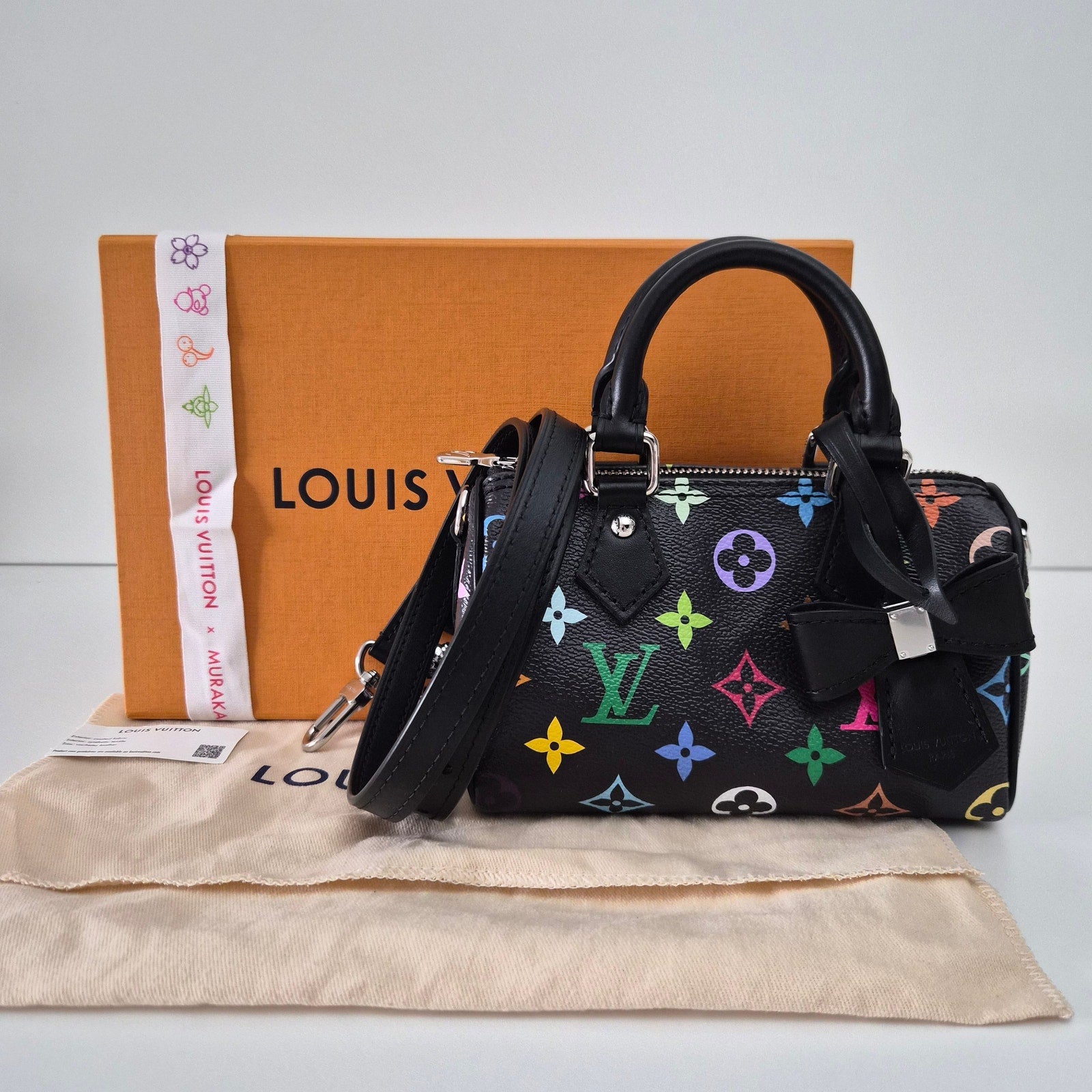 Louis Vuitton LV X TM Monogram Multicolor Nano Speedy Black