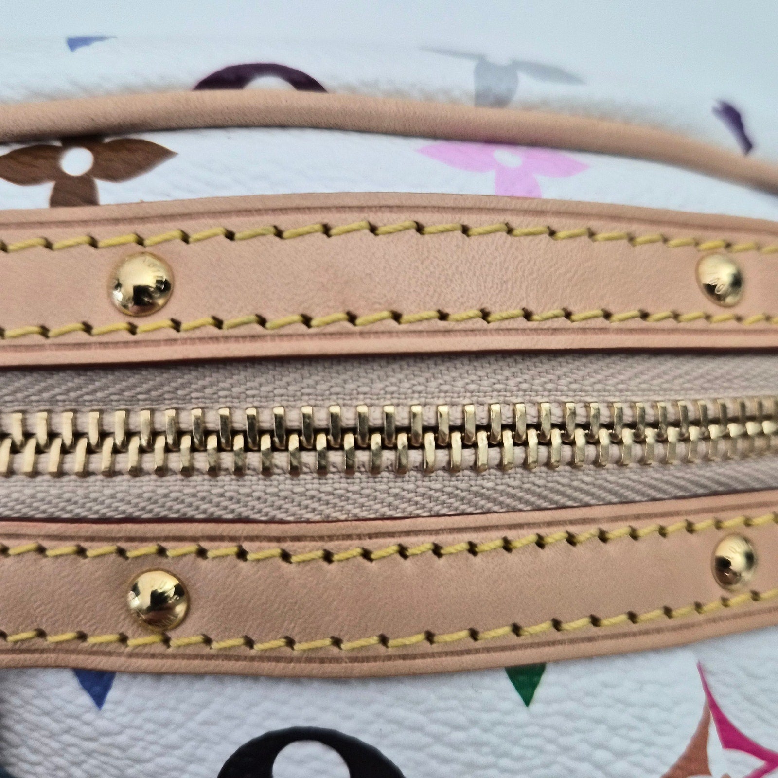 Louis Vuitton LV X TM Monogram Multicolor High Rise Bumbag White