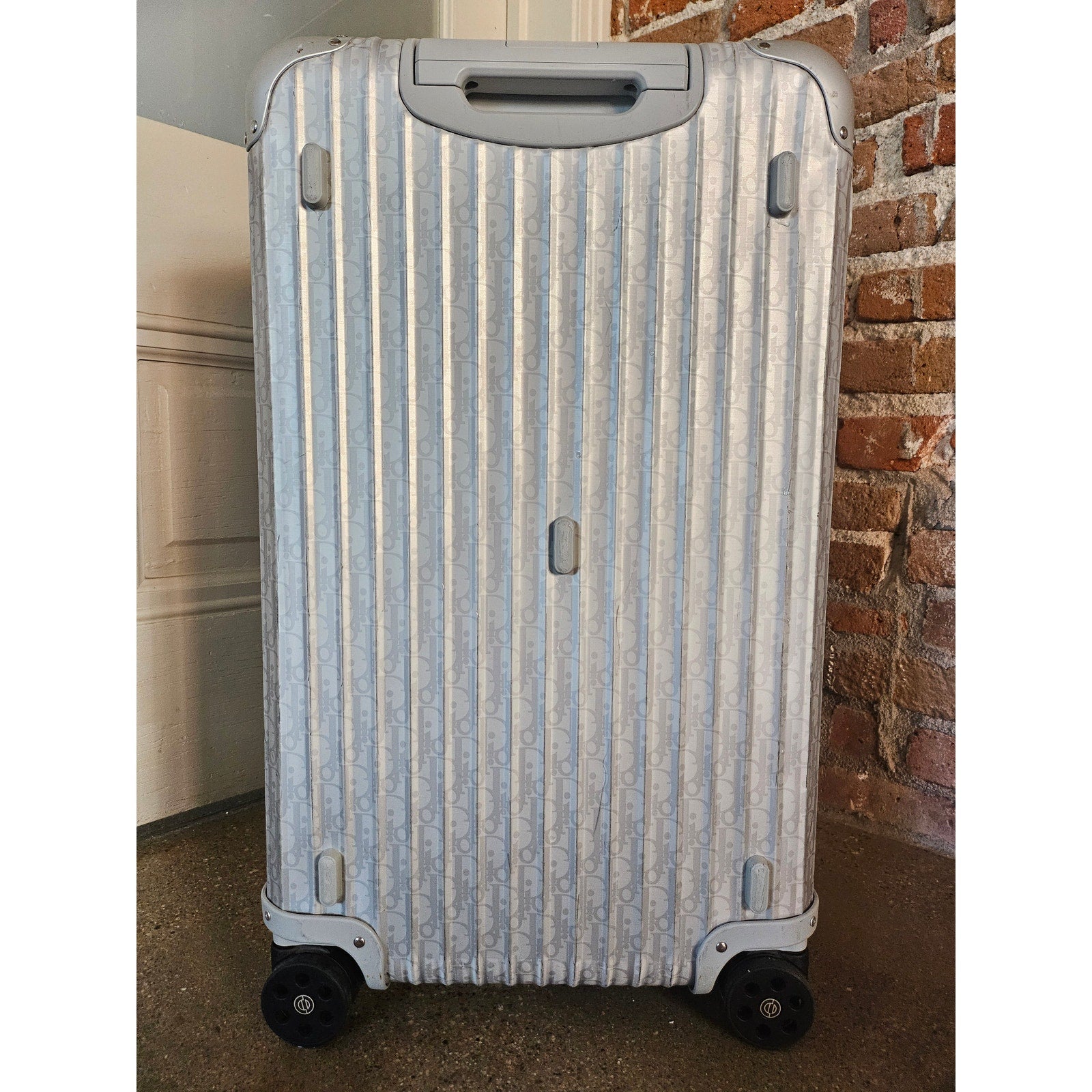 Dior x Rimowa Silver Trunk Suitcase SS20 Large