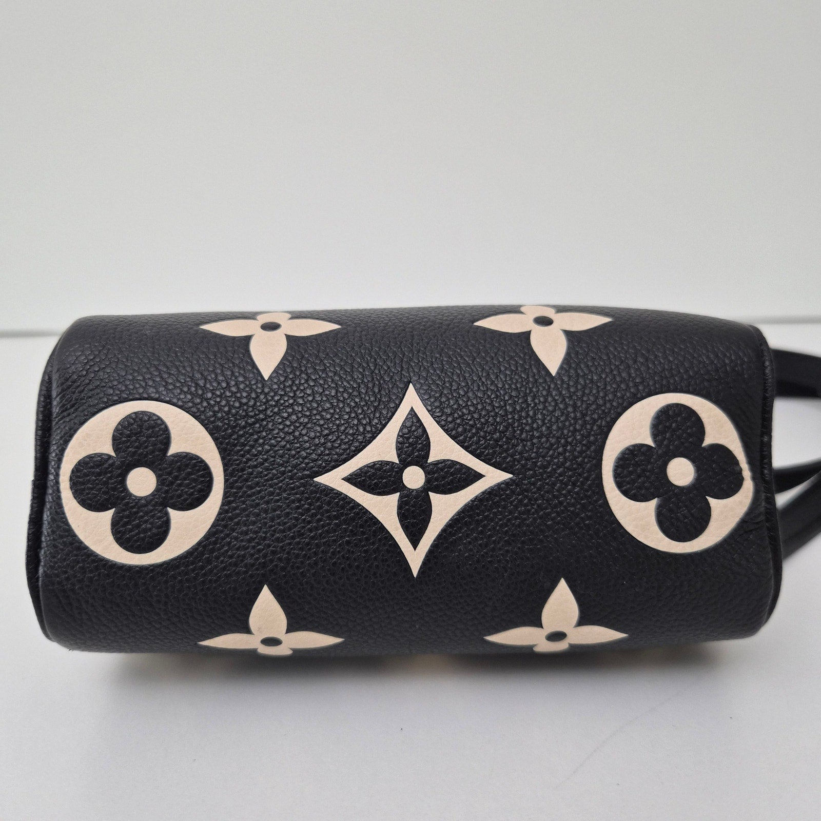 Louis Vuitton Empreinte Monogram Giant Nano Speedy Black White