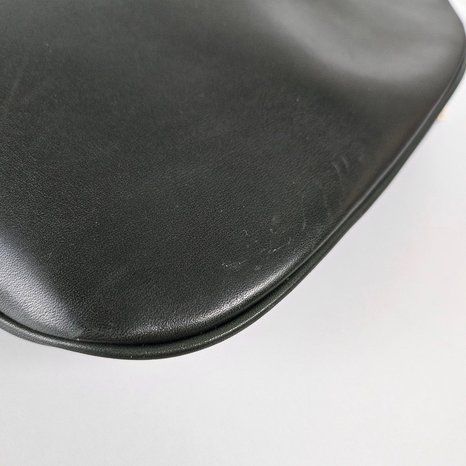Saint Laurent Calfskin Paris VII Medium Hobo Dark Green