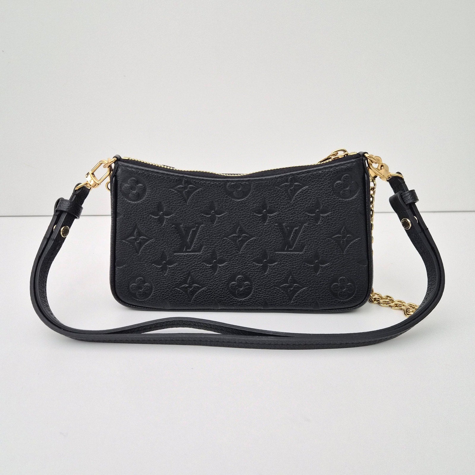 Louis Vuitton Empreinte Easy Pouch On Strap Black