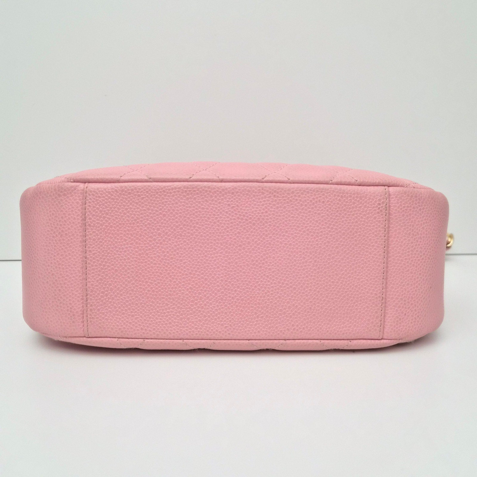 Chanel Vintage Timeless CC Shoulder Bag Pink Caviar Gold Hardware
