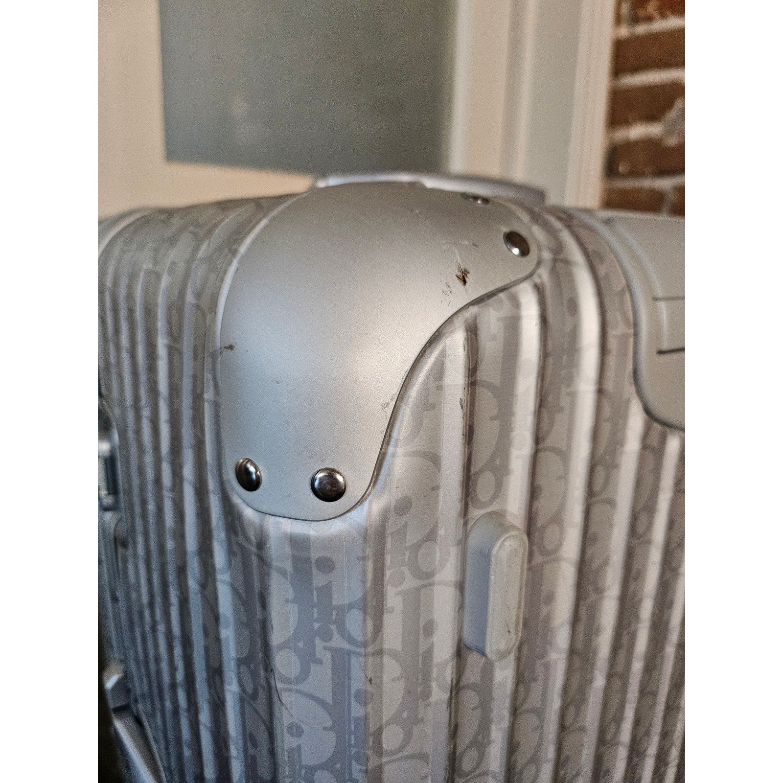 Dior x Rimowa Silver Trunk Suitcase SS20 Large