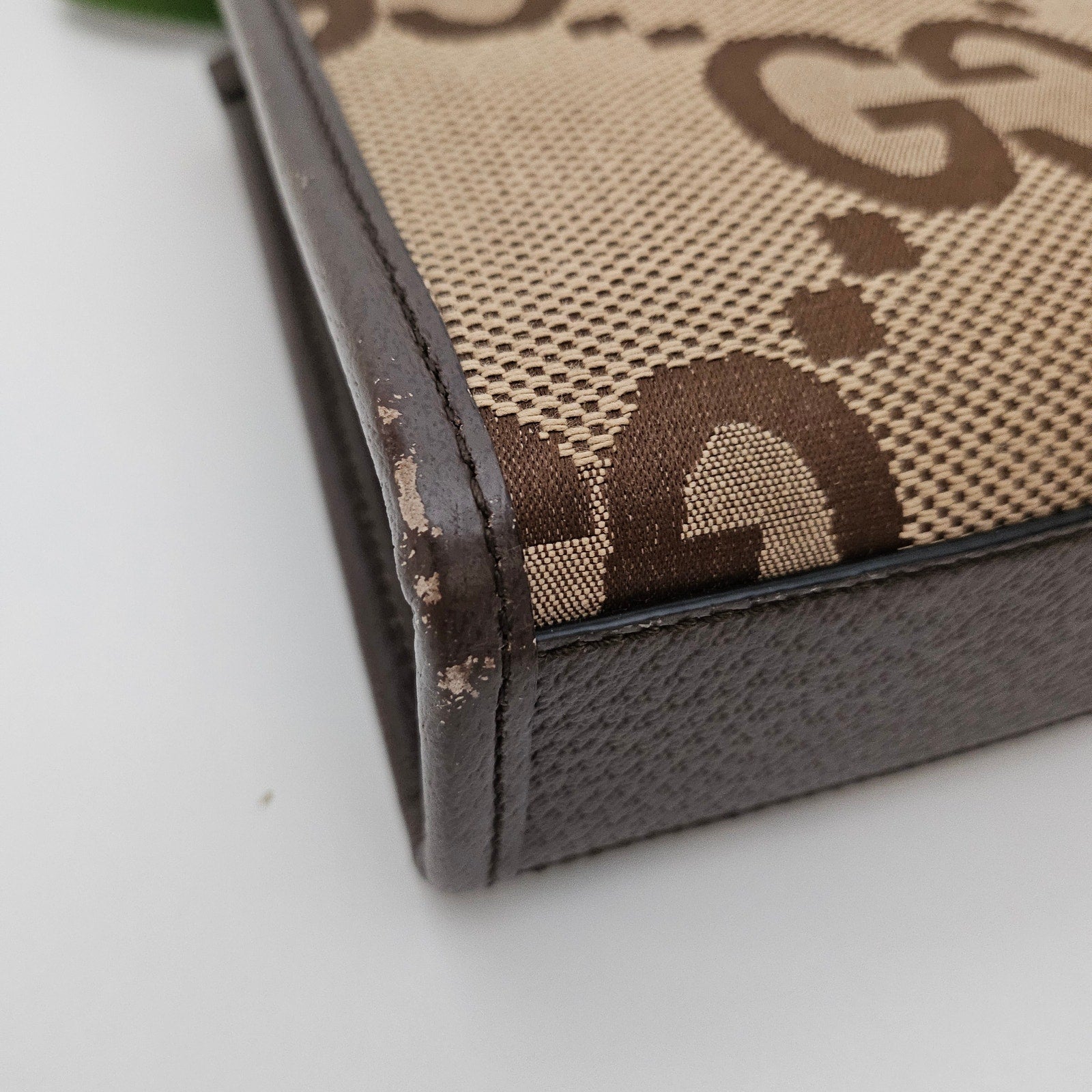 Gucci Monogram Jumbo GG Web Mini Vertical Tote