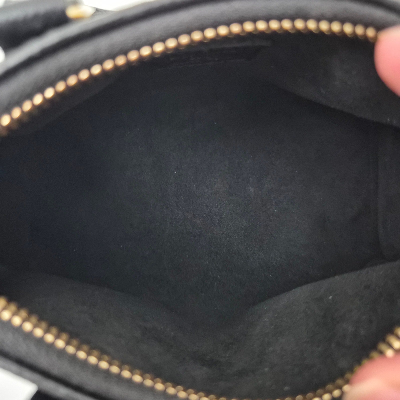 Louis Vuitton Empreinte Monogram Giant Nano Speedy Black White