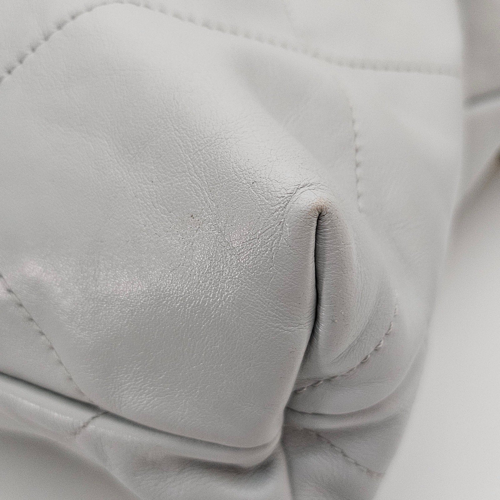 Chanel Pale Blue Quilted Medium 22 Hobo Bag