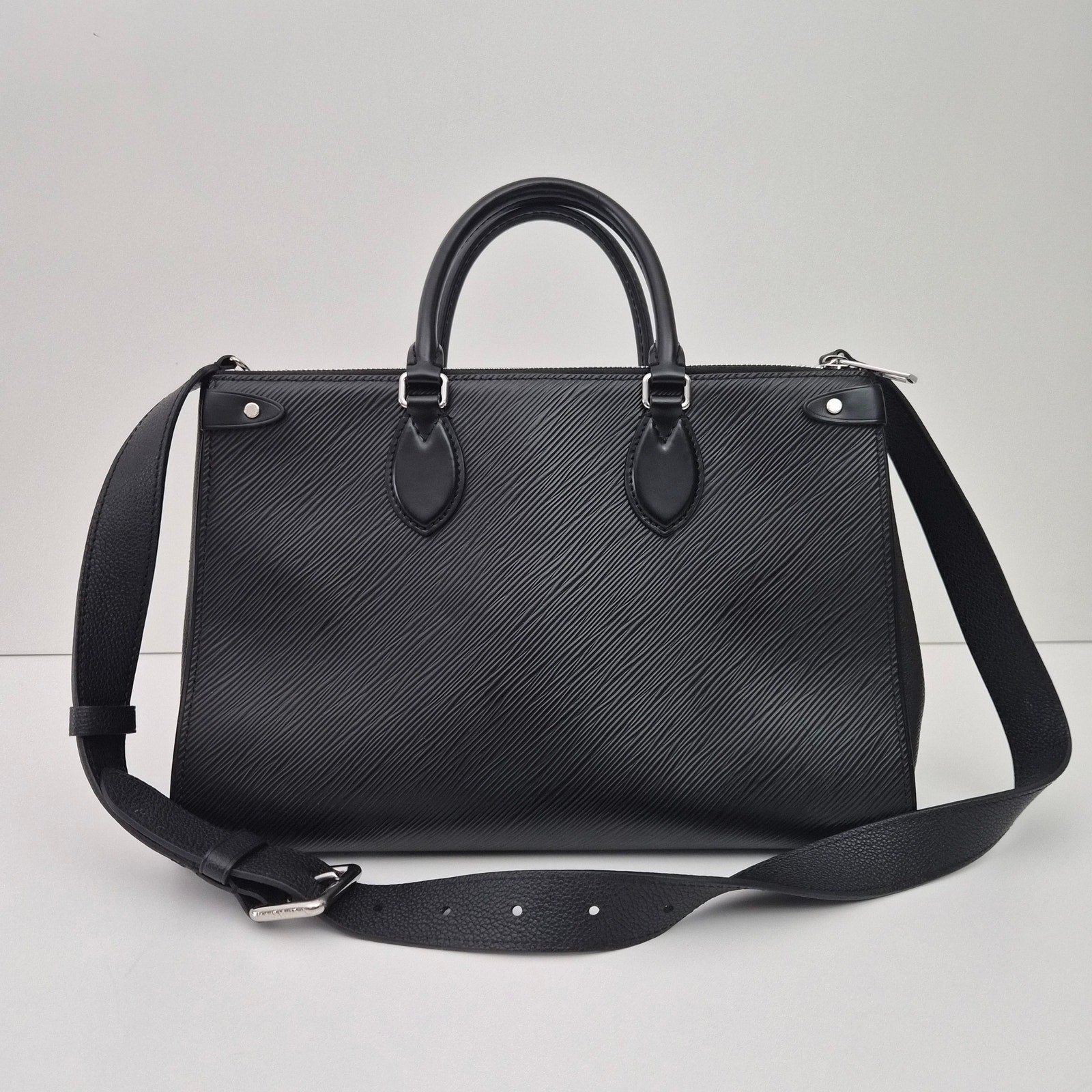 Louis Vuitton Epi Leather Grenelle Tote MM Black