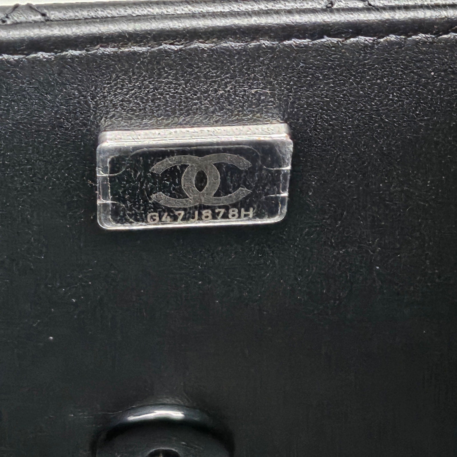 Chanel Lambskin Quilted Mini Top Handle Rectangular Flap So Black Bag