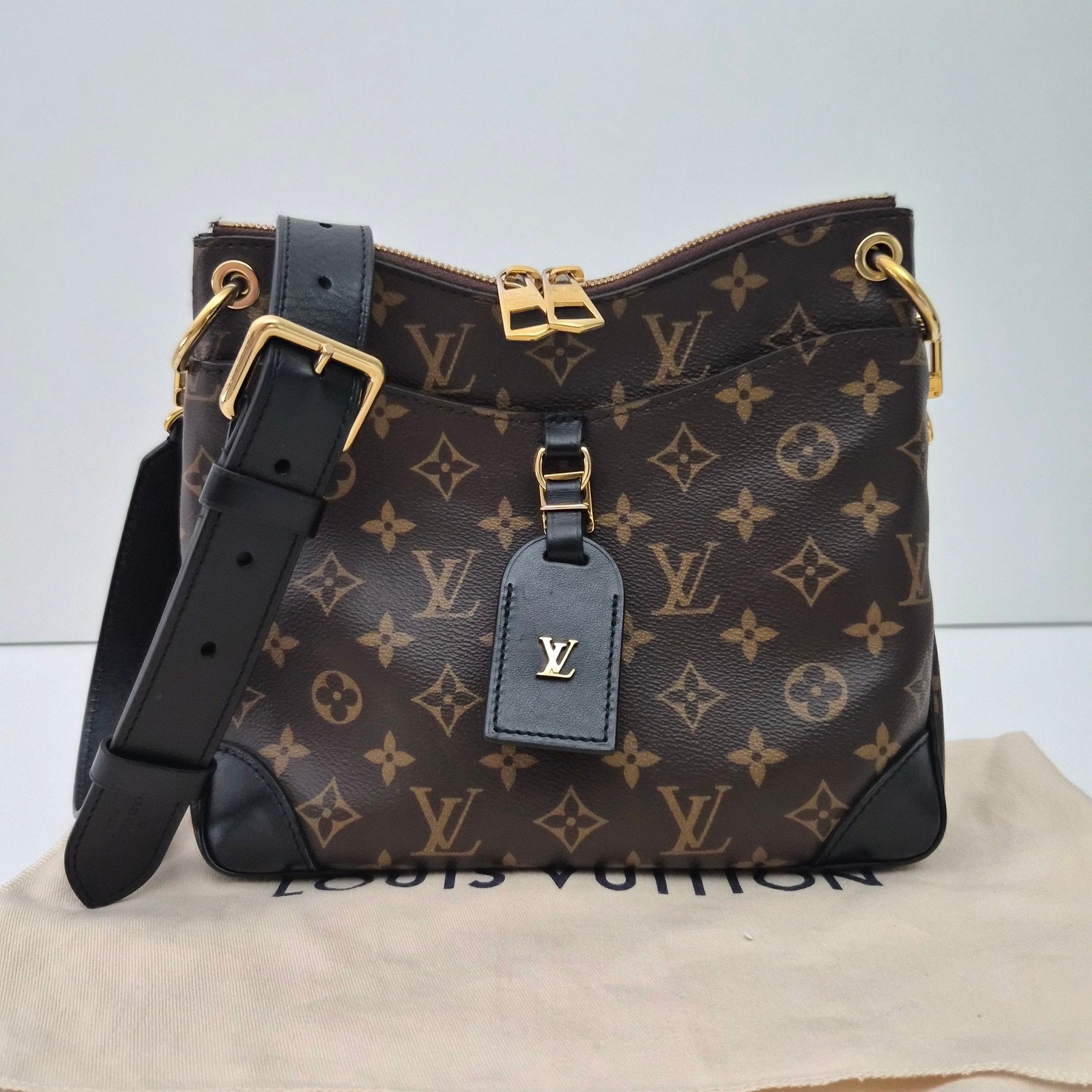 Louis Vuitton Monogram Odeon PM Black