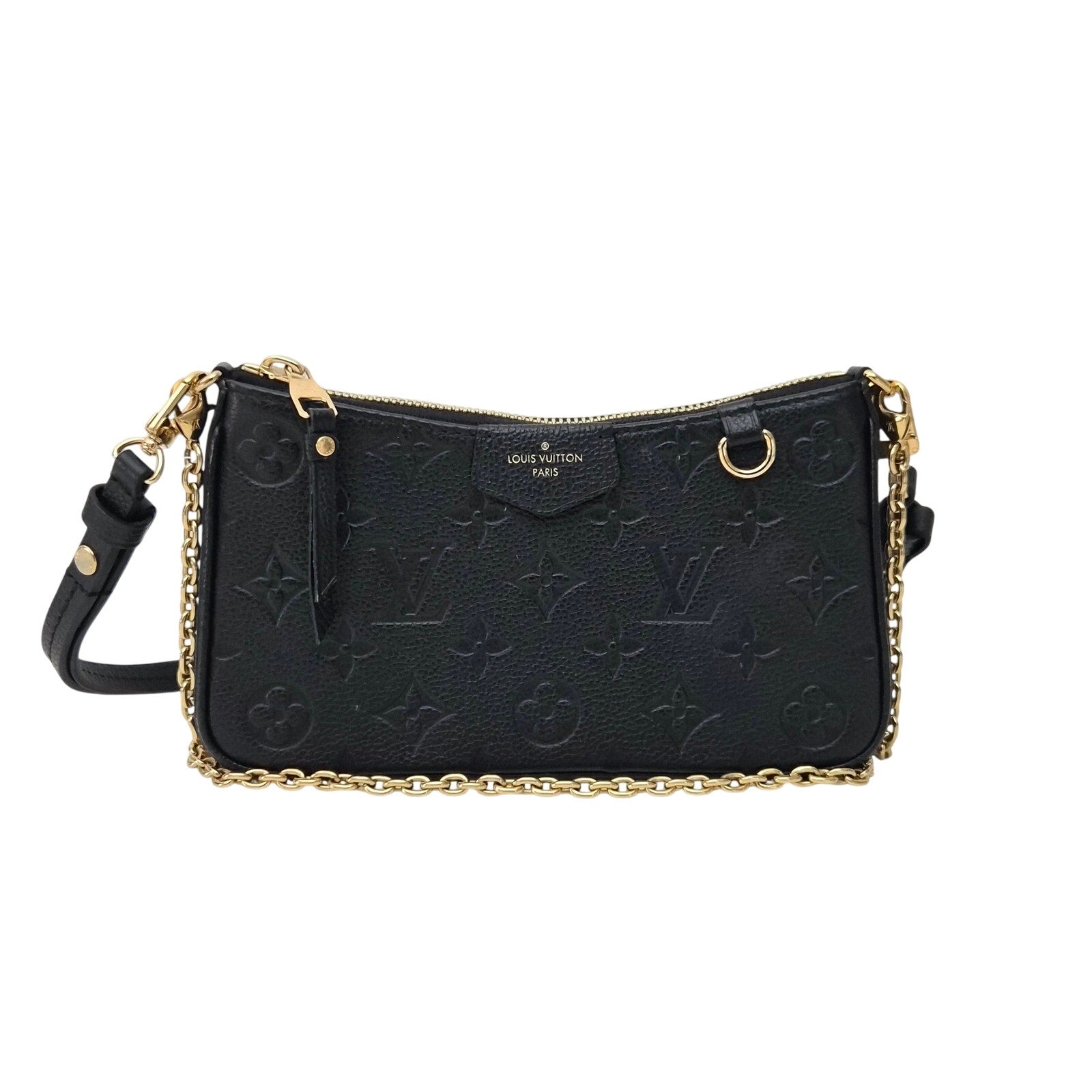Louis Vuitton Empreinte Easy Pouch On Strap Black