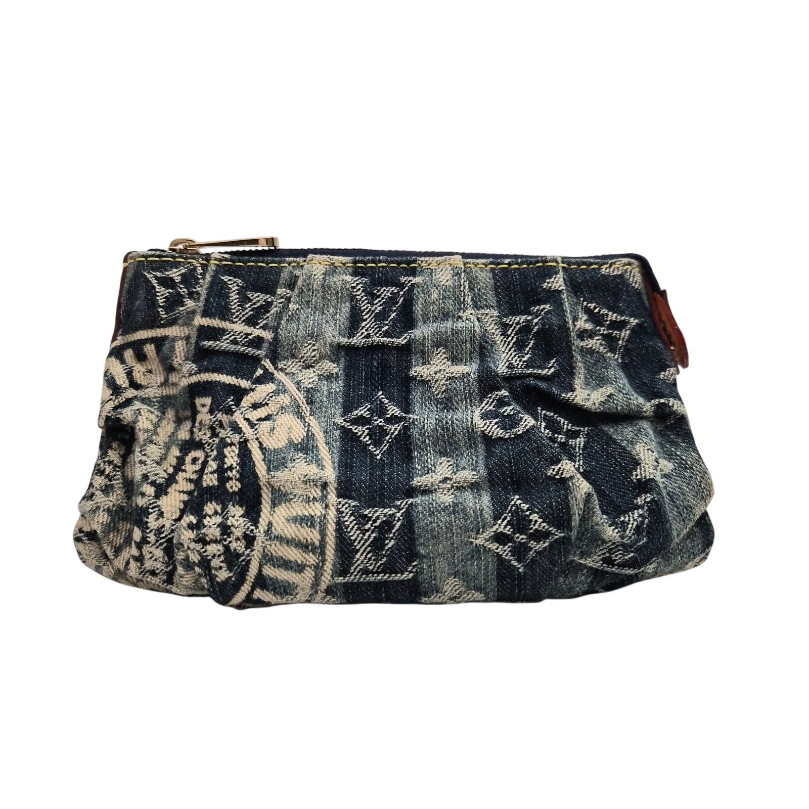 Louis Vuitton Denim Raye Trousse Cosmetic Pouch
