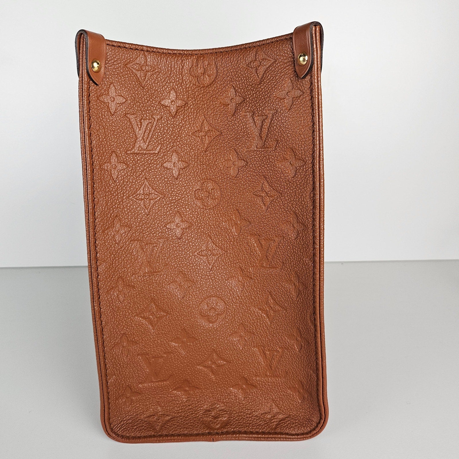 Louis Vuitton Empreinte Monogram Onthego MM Cognac Tote