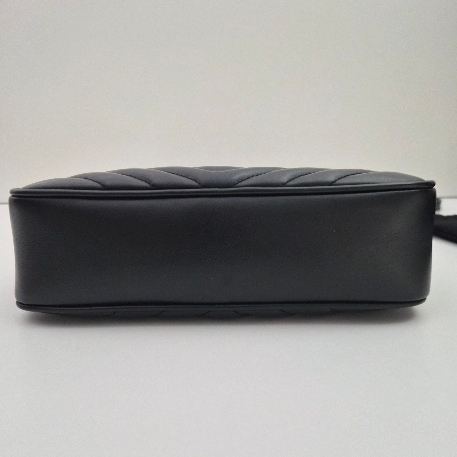 Saint Laurent Lou Black Quilted Leather Camera Crossbody Bag