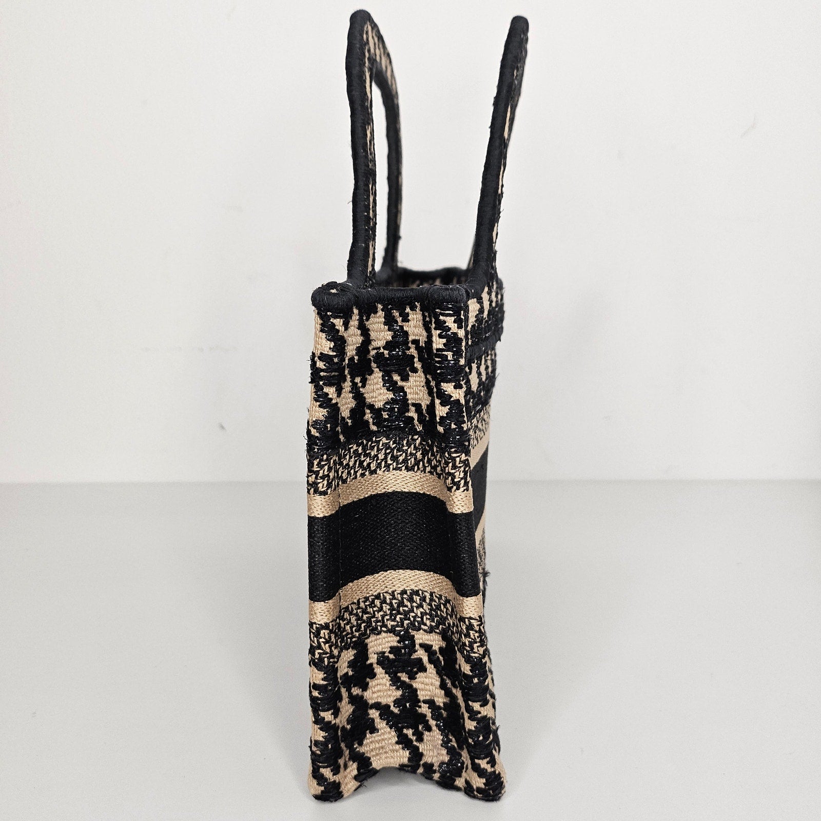 Christian Dior Mini Houndstooth Book Tote