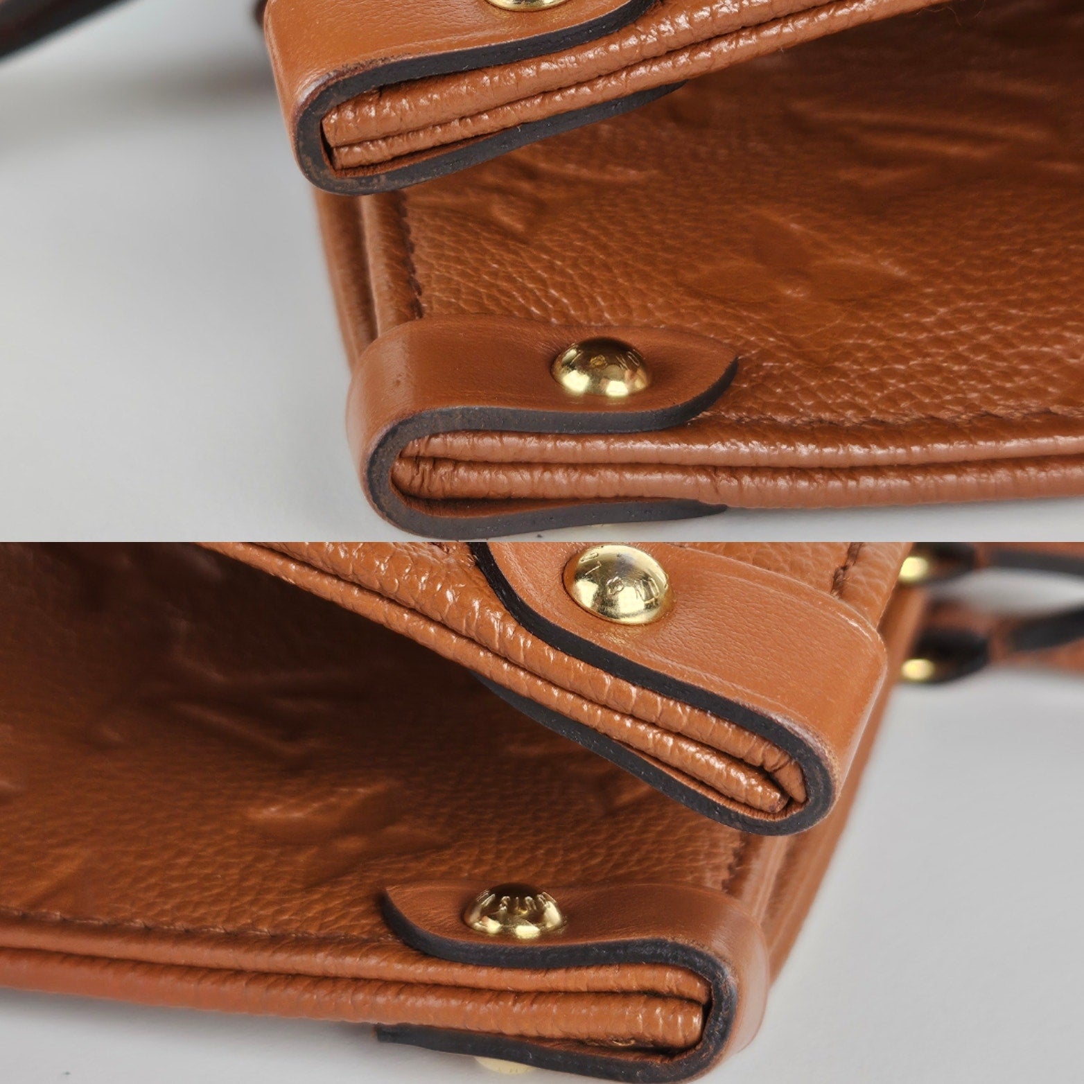 Louis Vuitton Empreinte Monogram Onthego MM Cognac Tote