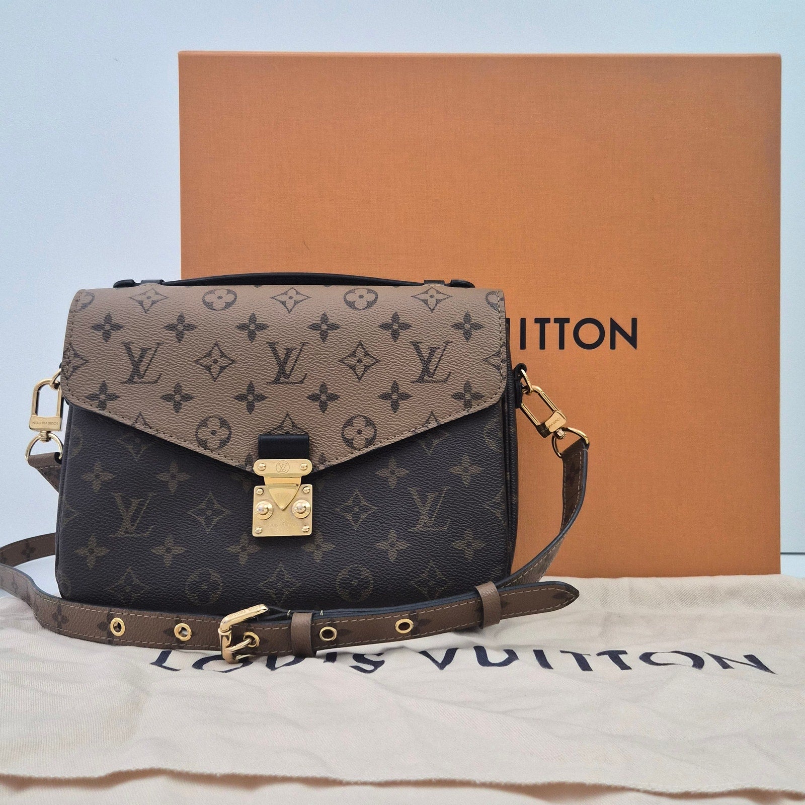 Louis Vuitton Reverse Monogram Pochette Metis Crossbody Bag