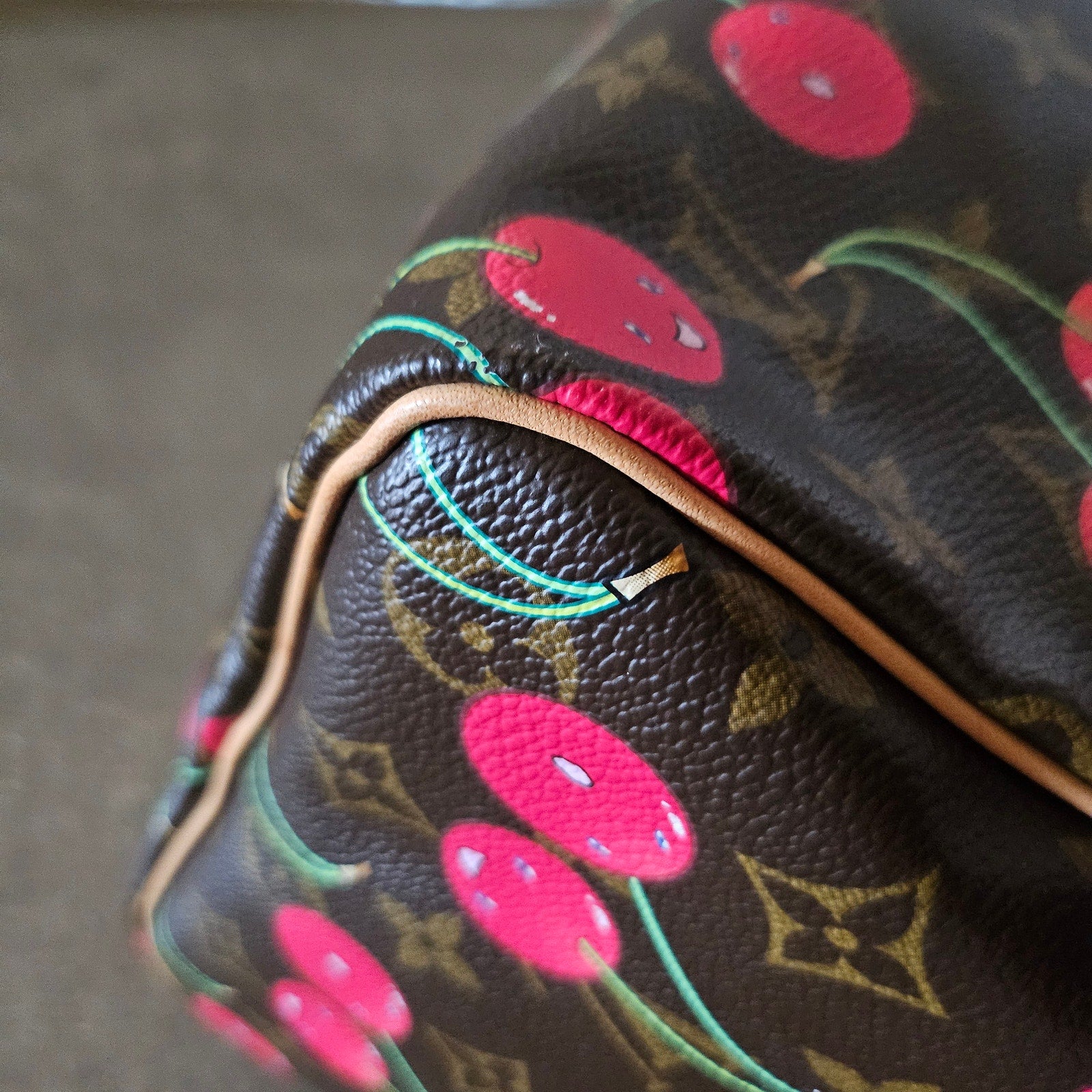 Louis Vuitton Monogram Cerises Cherry Keepall 45