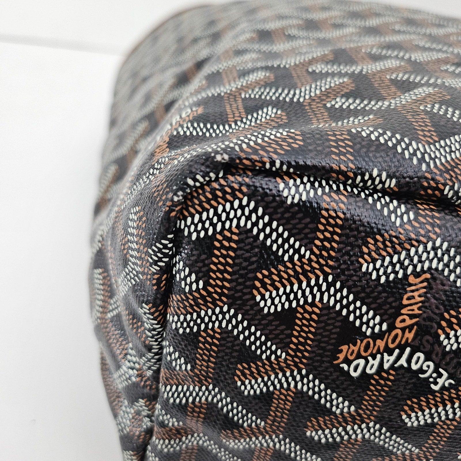 Goyard Goyardine Saint Louis Tote PM Black Gold