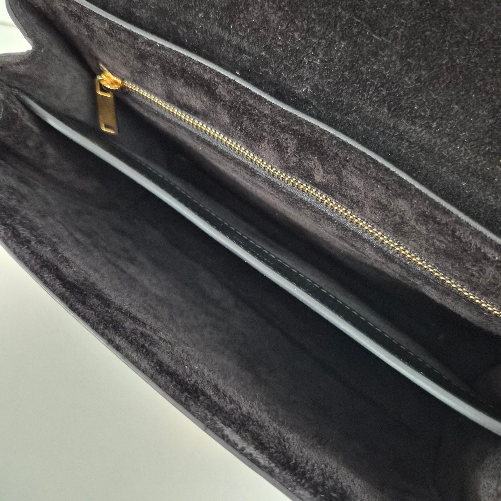 Celine Smooth Calfskin Teen Soft 16 Shoulder Bag Black