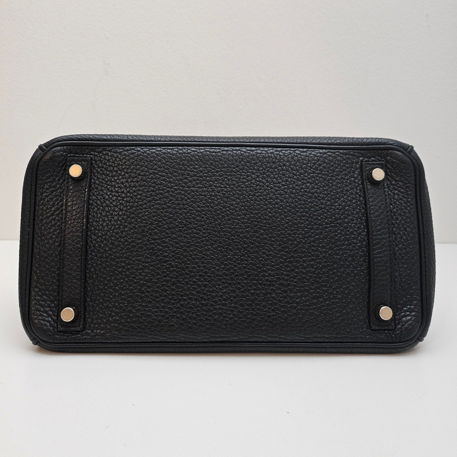 Hermes Birkin 30 Togo Leather Noir Black Gold Hardware