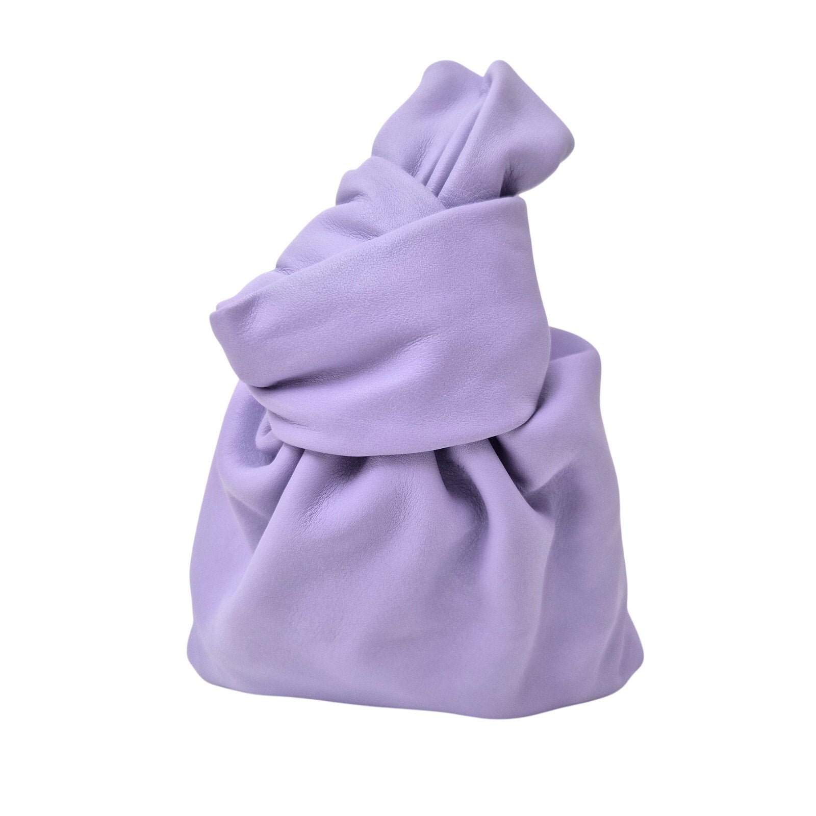 Bottega Veneta Nappa Mini Double Knot Bag Lilac Purple