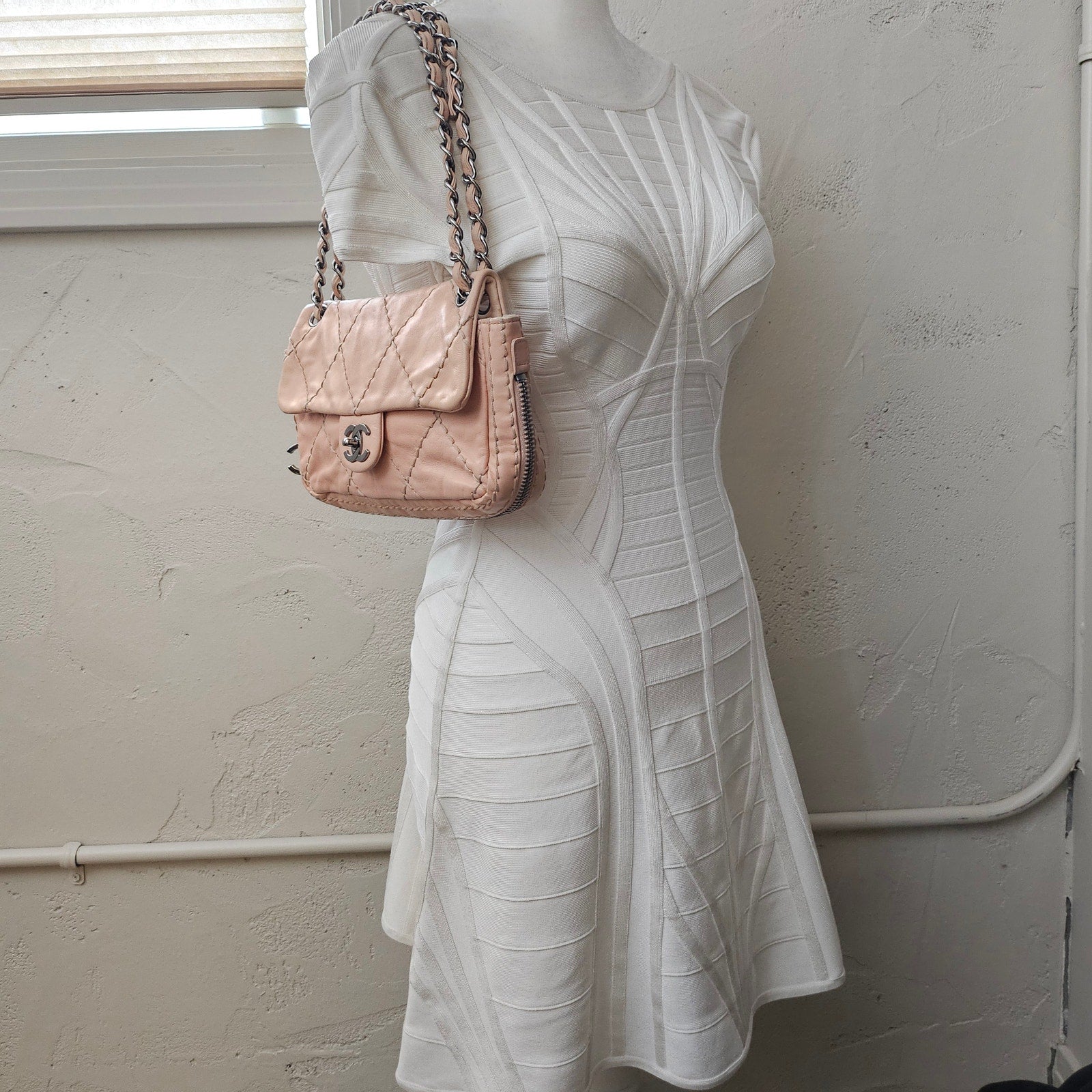 Chanel Ultimate Stitch Shoulder Bag Beige