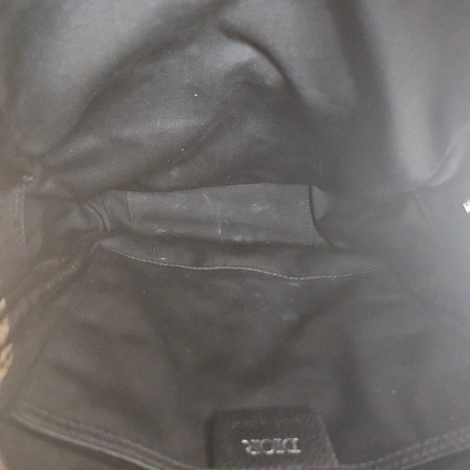 Christian Dior Oblique Mini Rider Backpack Black Blue