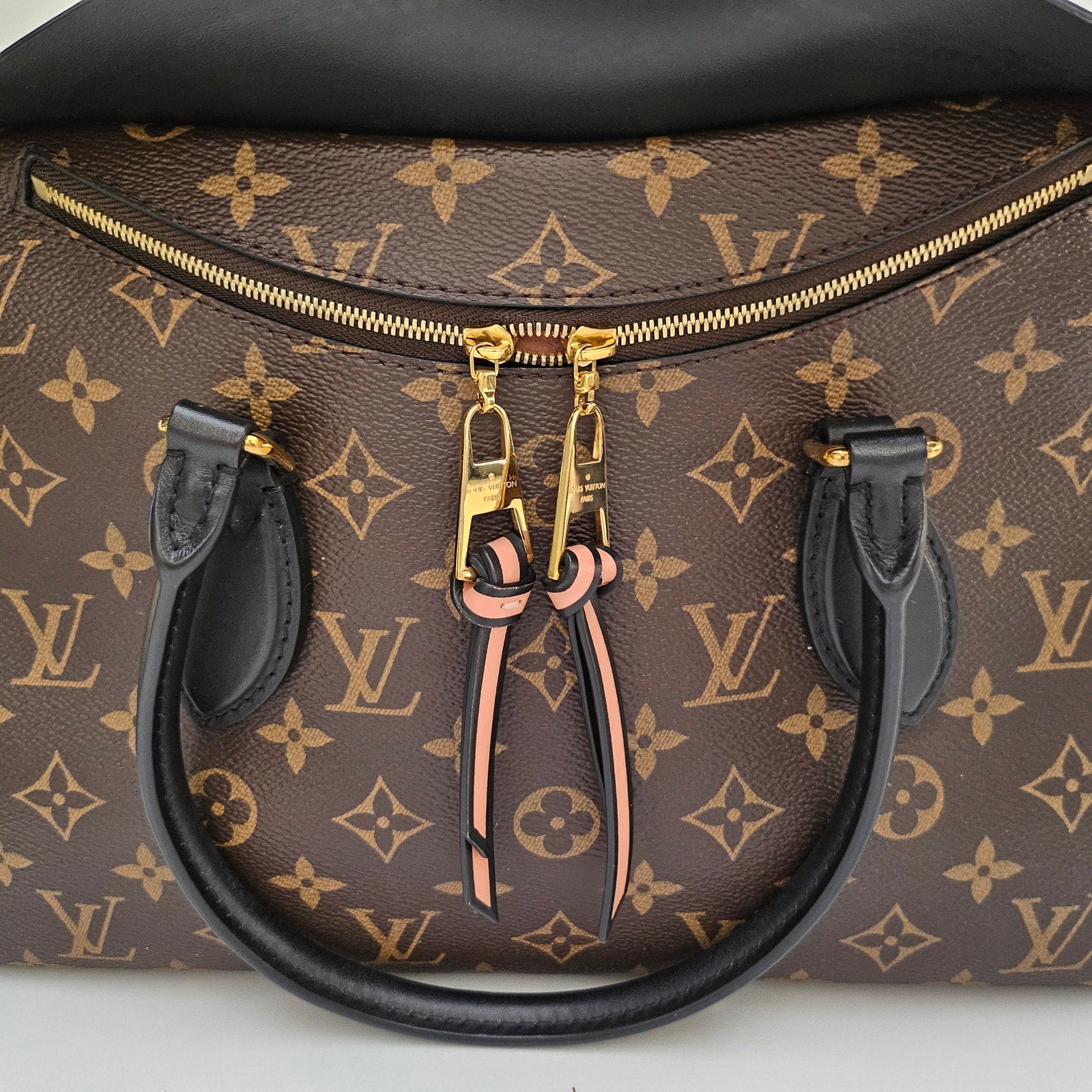 Louis Vuitton Tuileries Monogram Red Shoulder Bag