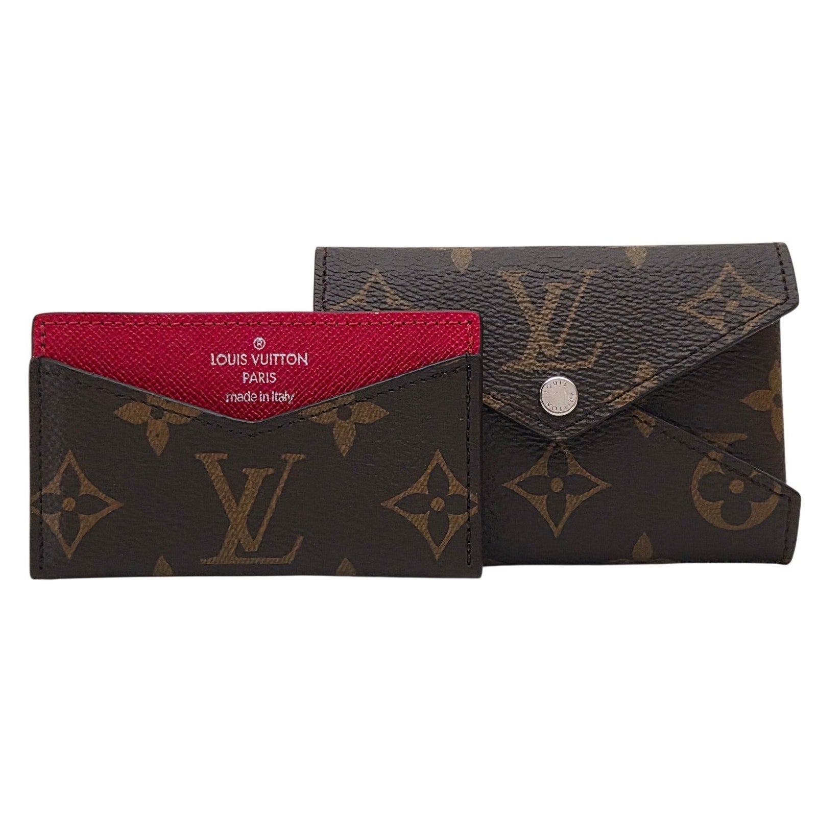 Louis Vuitton Kirigami 2-in-1 Card Holder Wallet Sari Red