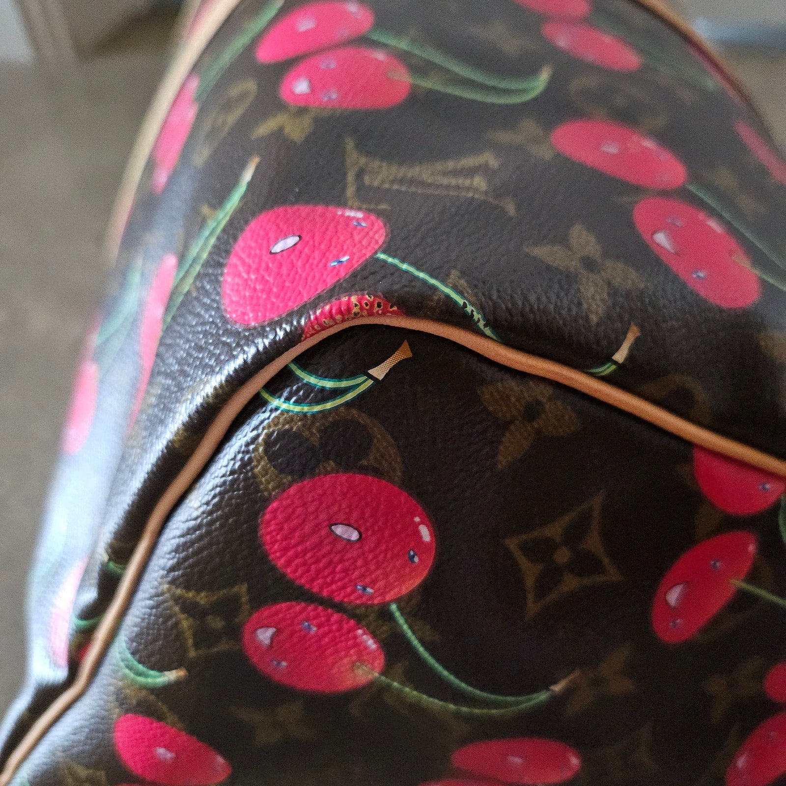 Louis Vuitton Monogram Cerises Cherry Keepall 45