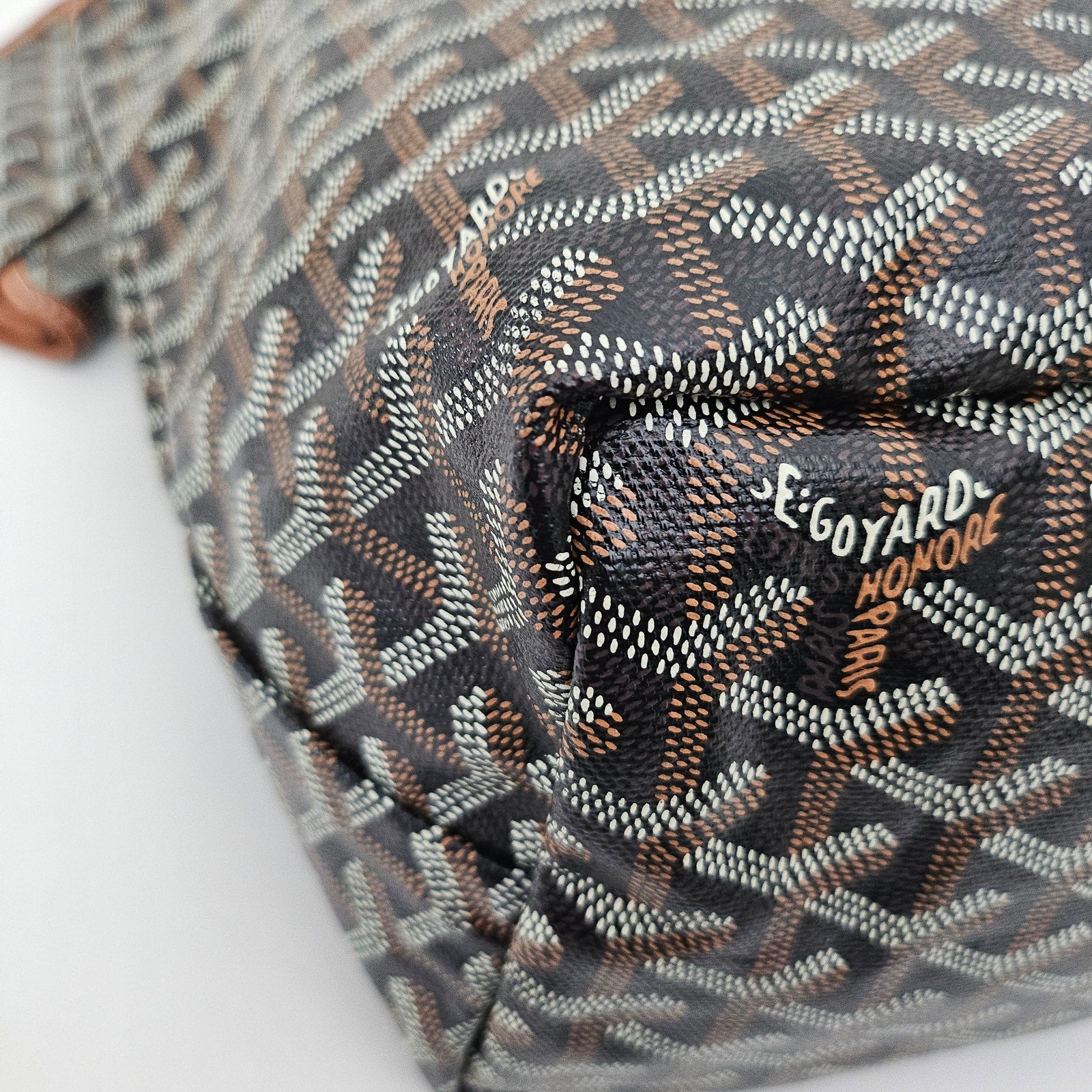 Goyard Goyardine Saint Louis Tote PM Black Gold