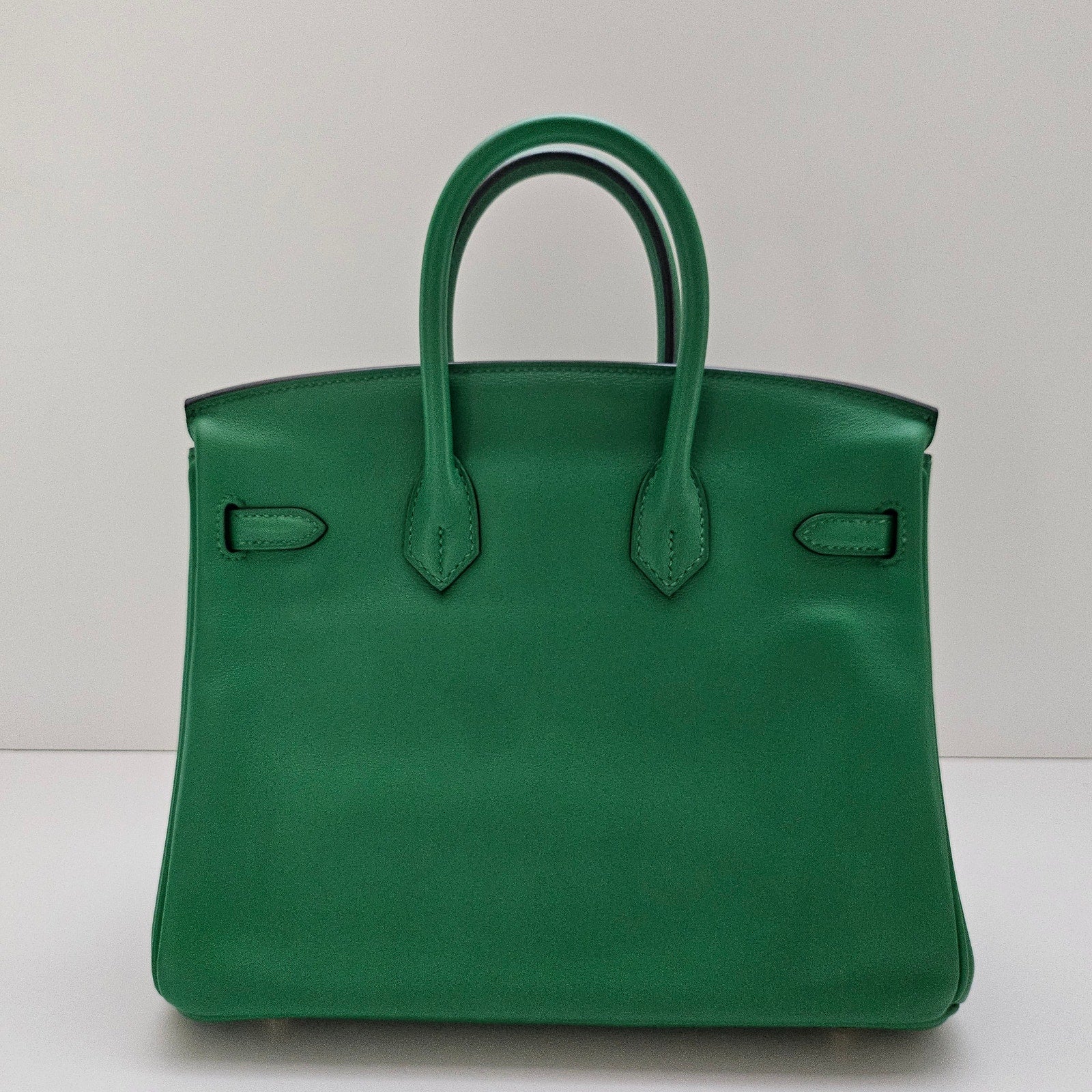 Hermes Birkin 25 Swift Leather Bambou Green with Gold Hardware