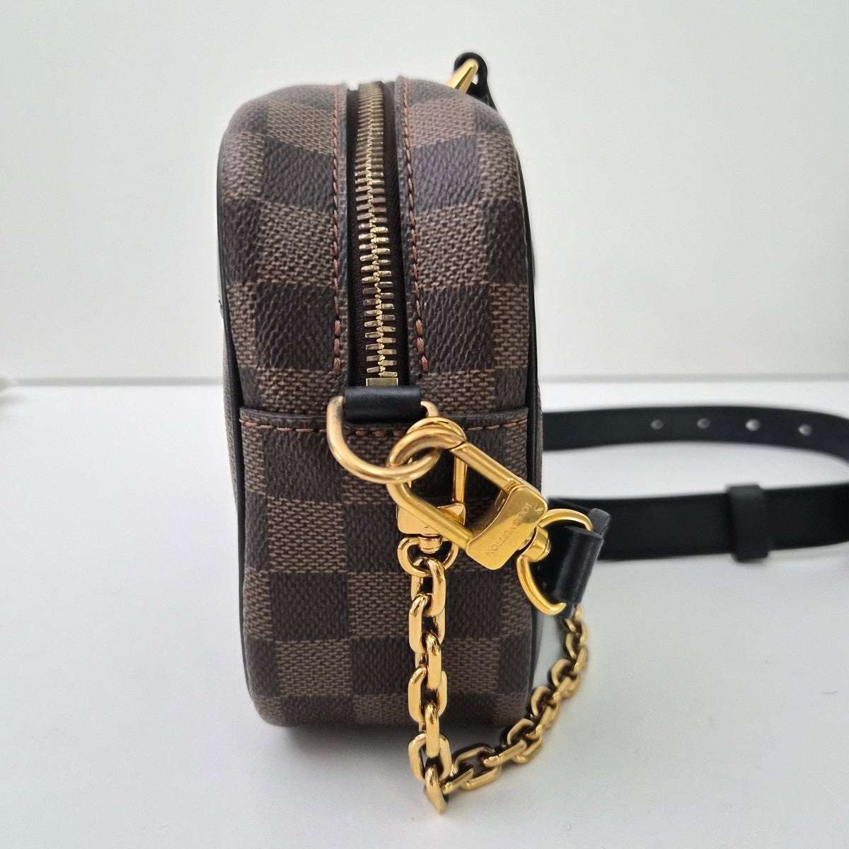 Louis Vuitton Damier Ebene Valisette Souple BB Black