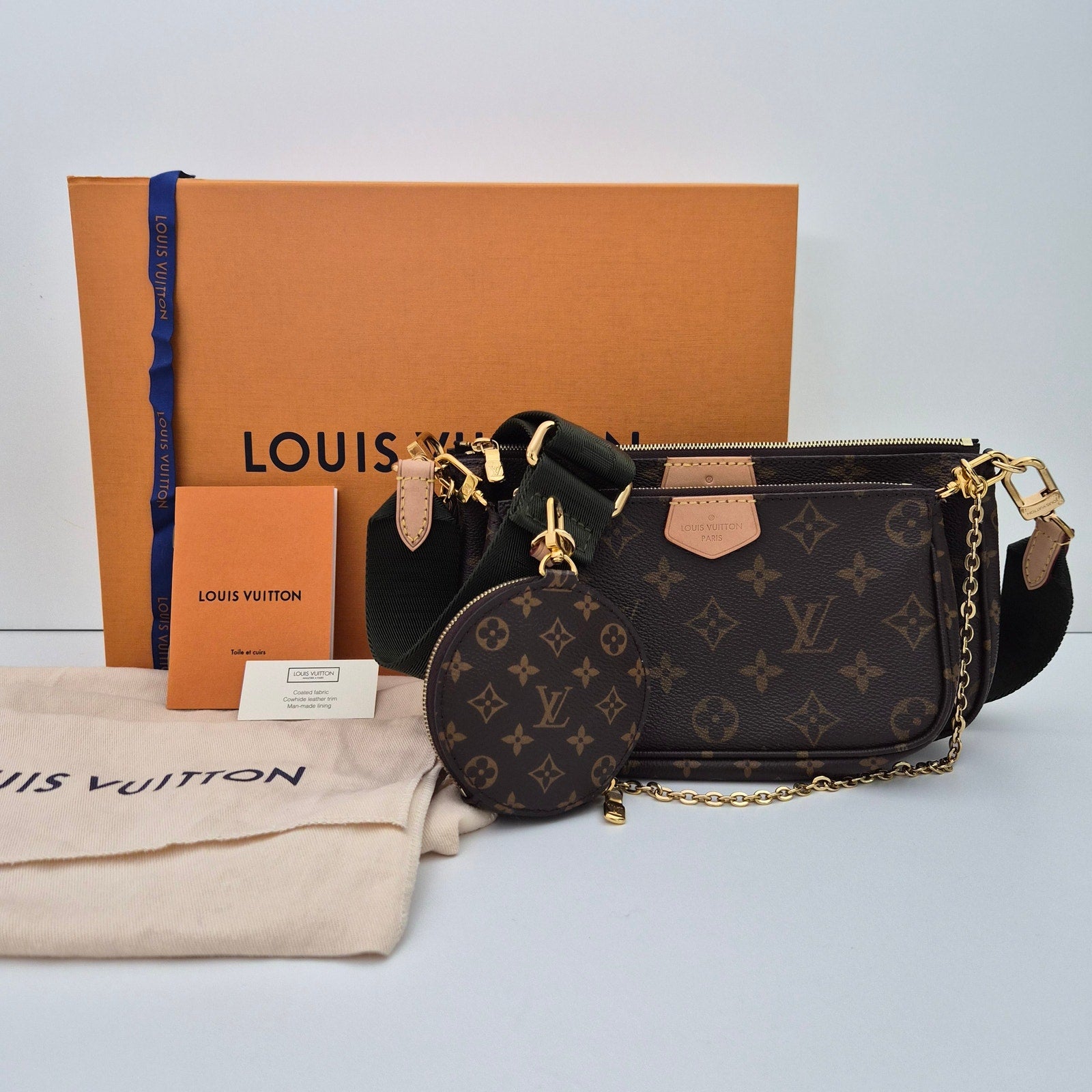 Louis Vuitton Monogram Multi Pochette Accessoires Green