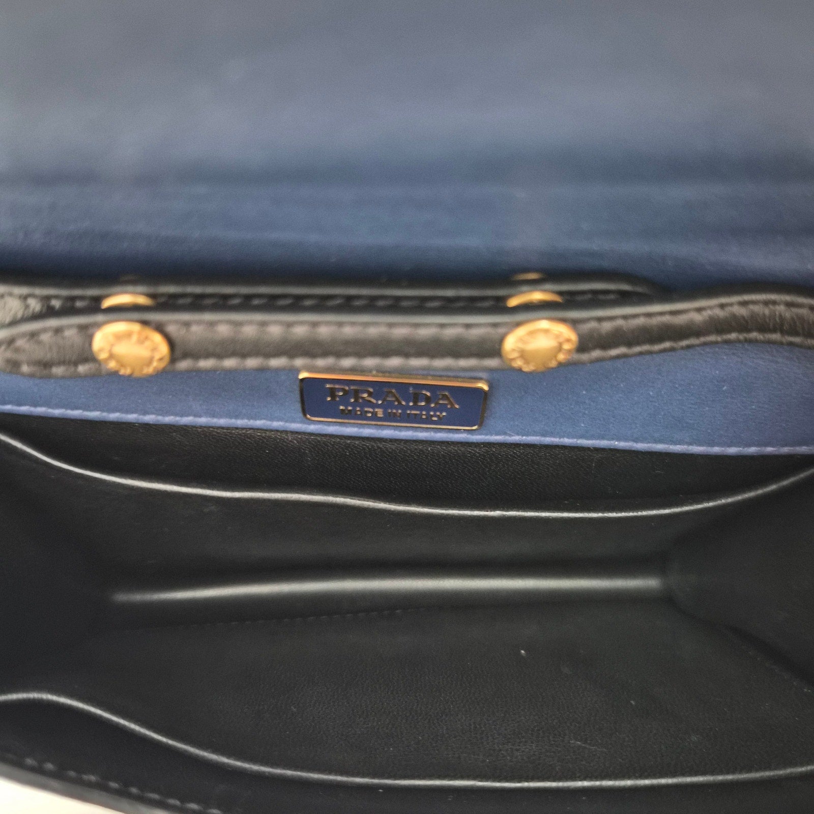 Prada Blue Cahier Small Astrology Moon Star Crossbody Bag