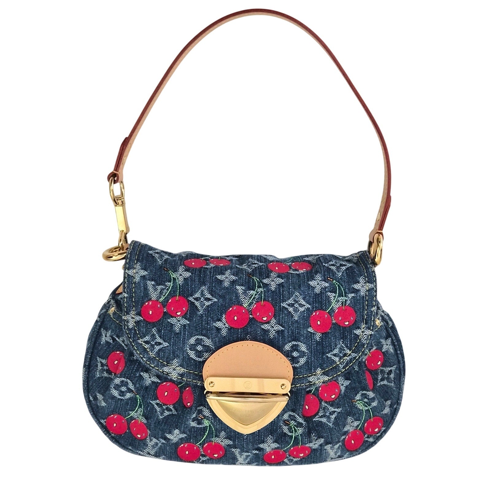 Louis Vuitton LV X TM Monogram Denim Cerises Cherry Sunset